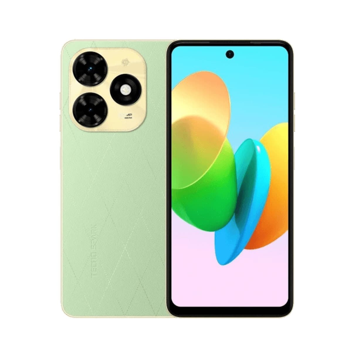 Celular tecno spark 20c/mediatek helio p35/6.6 pulg/8gb-128gb/f8mpx-p50mpx+ai-cam/android/dual sim