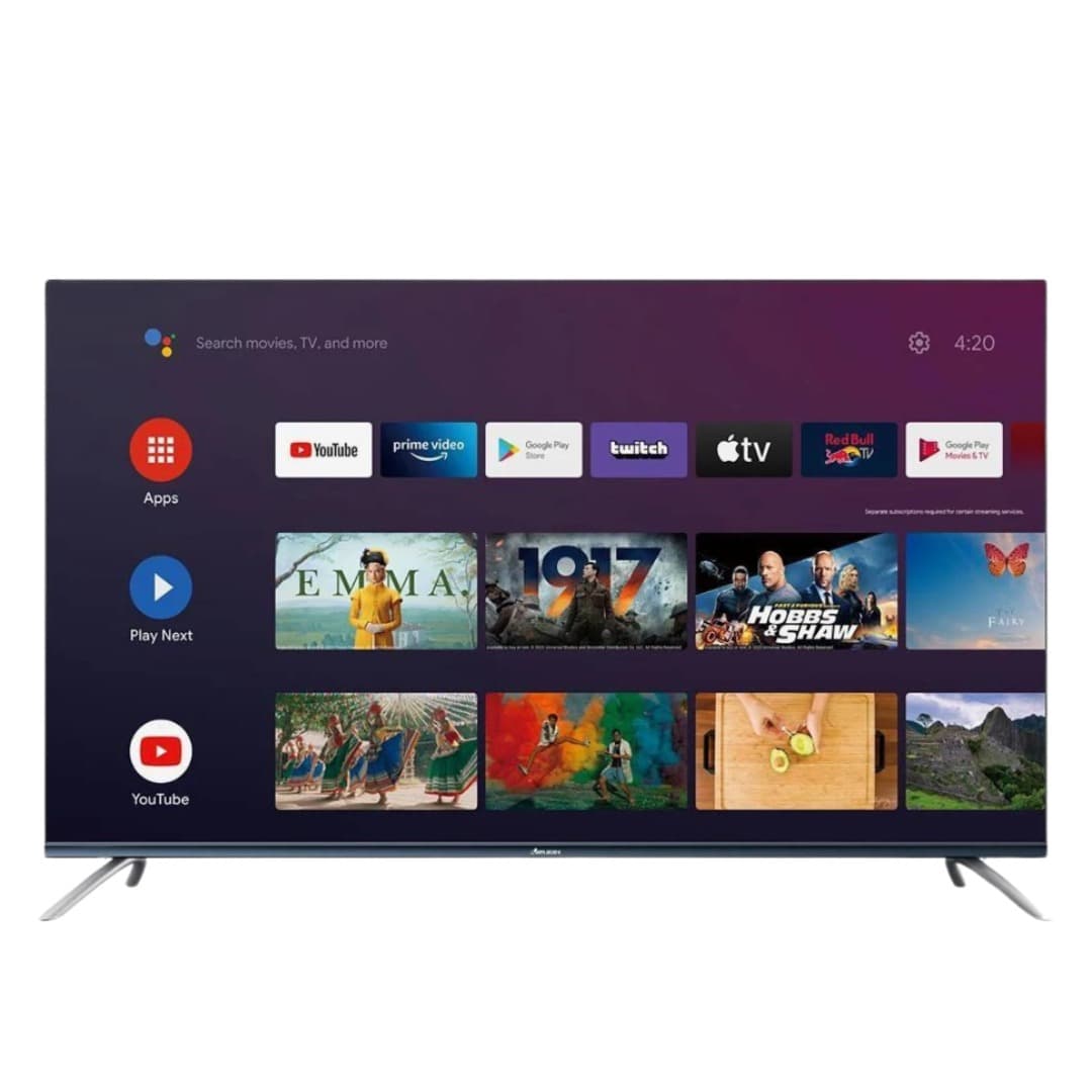 Televisor riviera rled-and43tpxm/quad core/led/43 pulg/full hd/hdmi/bluetooth/android/google play