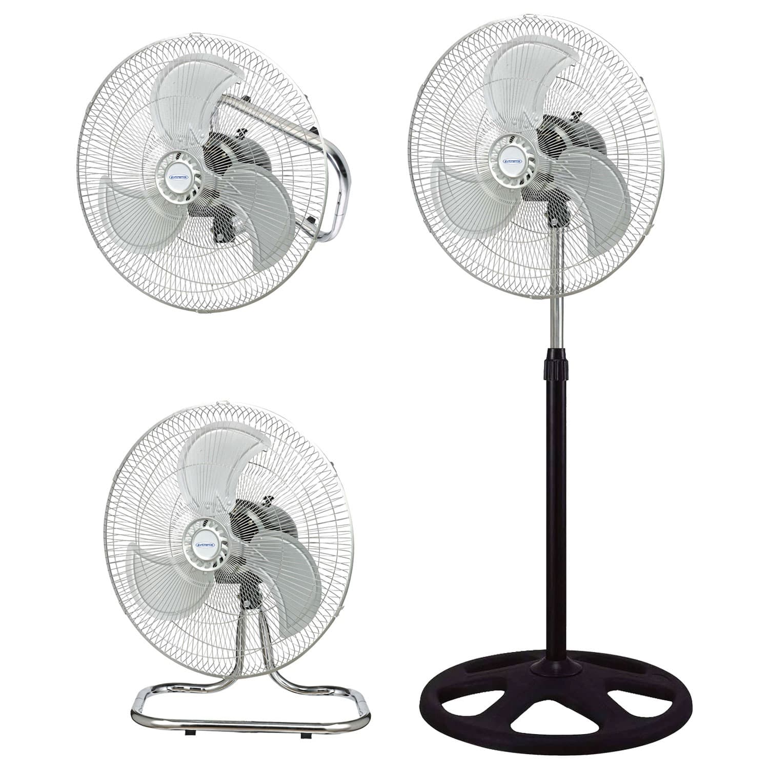 Ventilador continental ouif-45-3-1/3 en 1/18"/3 aspas metal/3 velocidades/perillas/giratorio 90°